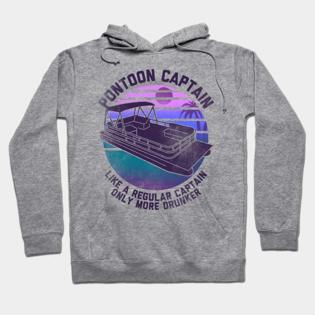 Pontoon captain regular captain Hoodie by guyfawkes.art